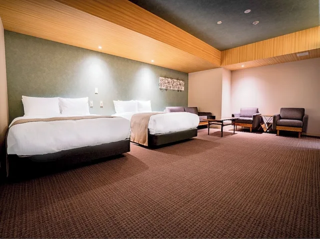 جناح بسرير كوين وسريرين مزدوجين، Randor Hotel Namba Osaka Suites 3/5