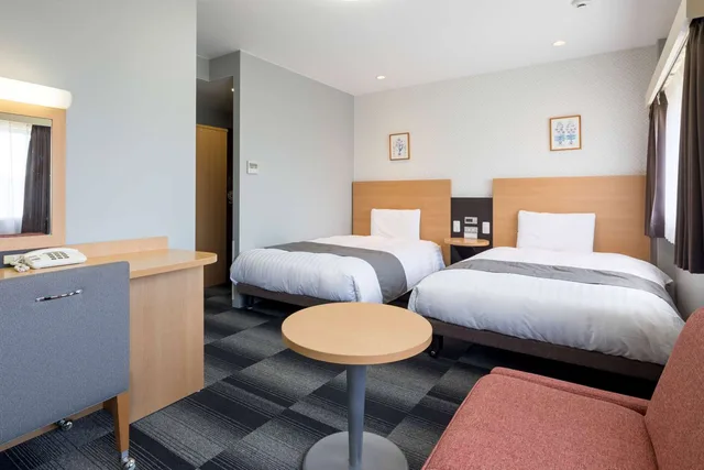 غرفة بسريرين منفصلين، APA Hotel Nagasaki Dejima 1/3