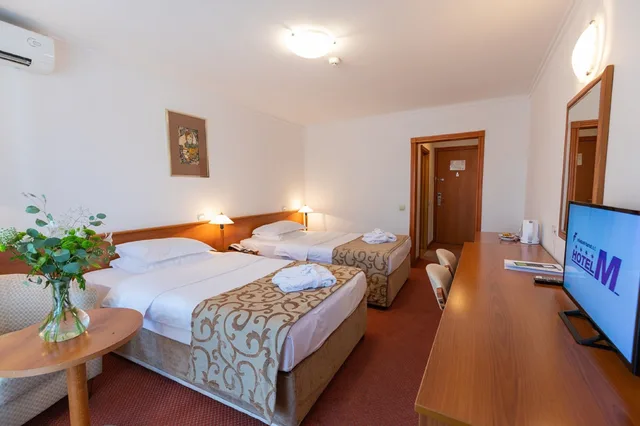 غرفة قياسية بسريرين منفصلين، HOTEL M 2/3