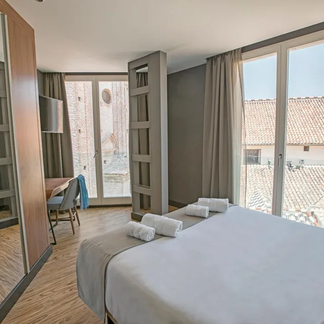 غرفة سوبيريور بسرير مزدوج أو سريرين منفصلين بإطلالة، Malaga Premium Hotel 8/10