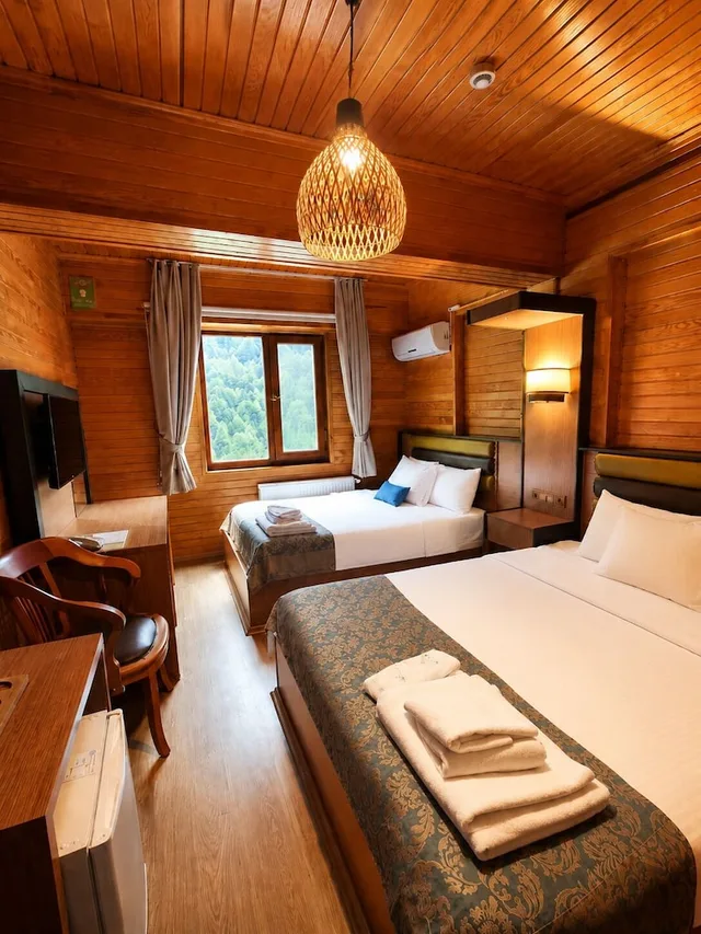 غرفة قياسية ثلاثية بسرير مزدوج وسرير فردي، AYDER DOGA RESORT 3/9