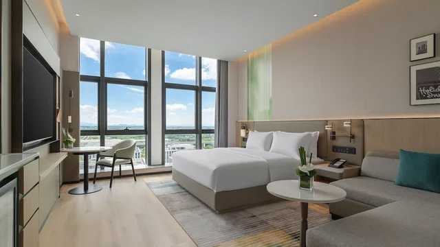 غرفة بريميوم بسرير كينج في طابق مرتفع، Holiday Inn Wuhu Jiangbei New Area by IHG 6/7