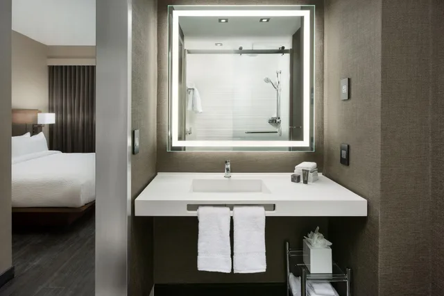 غرفة بسرير مزدوج بإطلالة لذوي الإعاقة، AC HOTEL NEW YORK TIMES SQUARE 10/10