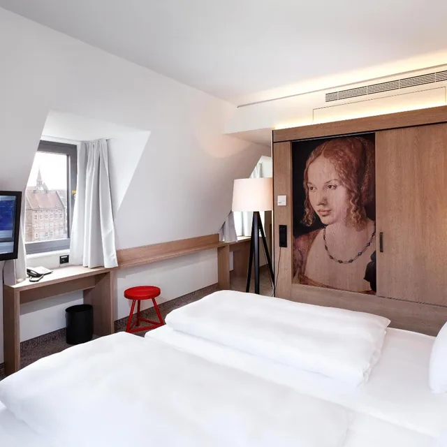 غرفة كومفورت بسرير كينج، Sorat Hotel Saxx Nurnberg 9/10