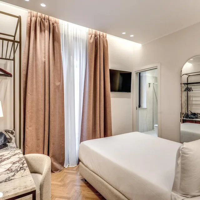 غرفة بسرير مزدوج، Hotel Fori Imperiali Cavalieri 1/10