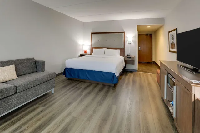 غرفة بسرير كينج بإطلالة على المدينة مع أريكة، Hampton Inn & Suites Rome 1/4