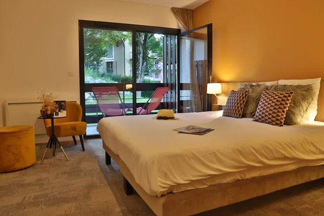غرفة قياسية بسرير كوين، Sowell Hotels Mont Blanc Spa 1/10