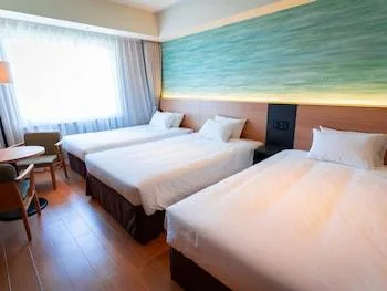 غرفة سوبيريور ثلاثية بسرير فردي بـ3 غرف نوم، Yunokawa Onsen Umi to Akari Hewitt Resort 1/2