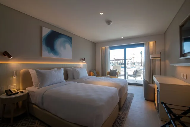 Room, Twin Beds, Lagoon View، Palma Bay Rotana Resort - New Alamein 2/5