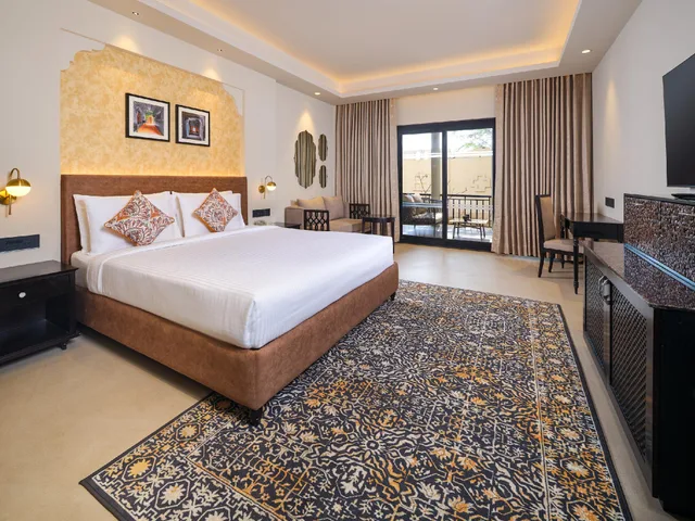 غرفة بريميوم بشرفة، Pride Amber Villas Resort 1/1