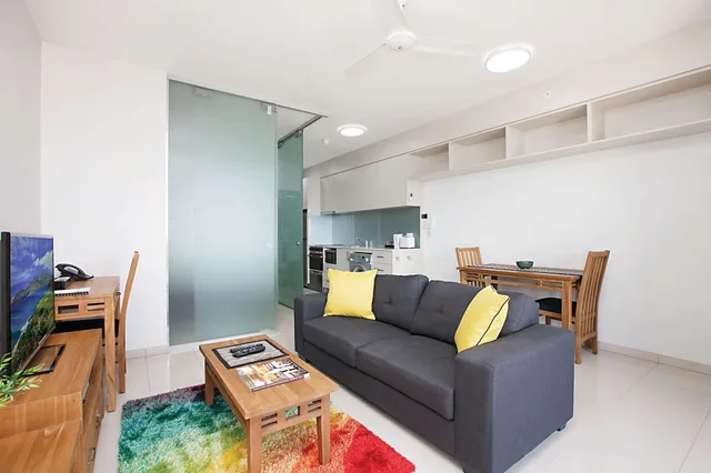 شقة تنفيذية بإطلالة على المرفأ، Ramada Suites by Wyndham Zen Quarter Darwin 7/7