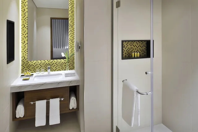 شقة بسرير كينج بغرفة نوم واحدة، الحي الدبلوماسي الرياض - شقق ماريوت التنفيذية(Riyadh Diplomatic Quarter - Marriott Executive Apartments) 4/4