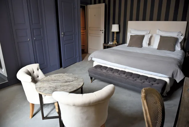 غرفة ديلوكس بسرير مزدوج بإطلالة على المدينة، Hotel Particulier - La Chamoiserie 2/4
