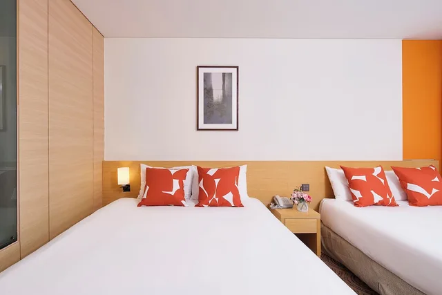 غرفة سوبيريور بسريرين مزدوجين بحوض استحمام، JEJU CENTRAL CITY HOTEL 1/3