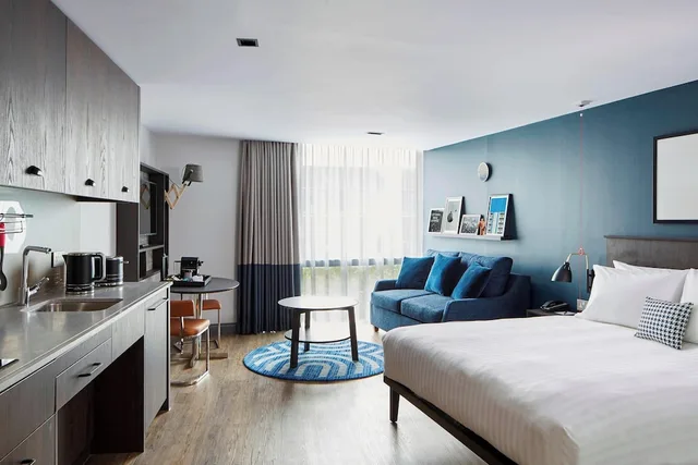 جناح استوديو بسرير مزدوج، Residence Inn by Marriott London Kensington 1/6