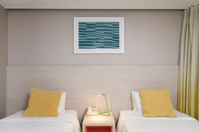 غرفة ديلوكس بسريرين منفصلين، New Seoul Hotel 4/4