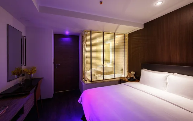 جناح ديلوكس بسرير كينج بغرفة نوم واحدة بمطبخ، Lit Bangkok Residence 4/8