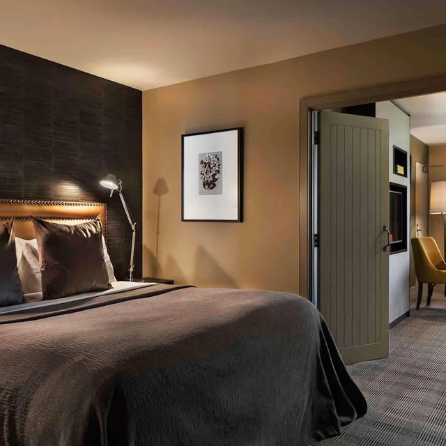 جناح بسرير كينج بإطلالة على الحديقة بغرفة نوم واحدة، Hotel St Moritz Queenstown - MGallery 3/8