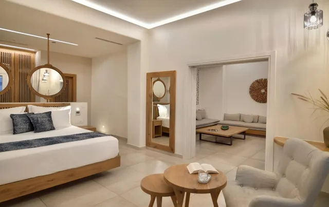 جناح بسرير كوين بمسبح خاص، Anax Resort and Spa 3/4