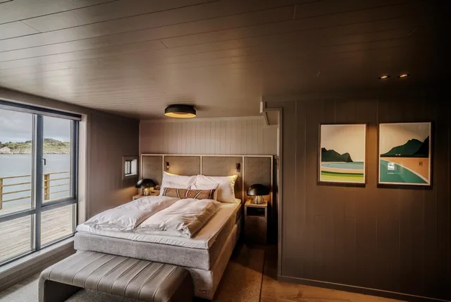 جناح جونيور بإطلالة على الجبل، Henningsvaer Bryggehotell by Classic Norway Hotels 8/10