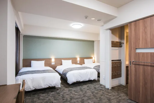 غرفة عائلية بثلاثة أسرّة، DORMY INN EXPRESS SENDAI SEASIDE 1/2