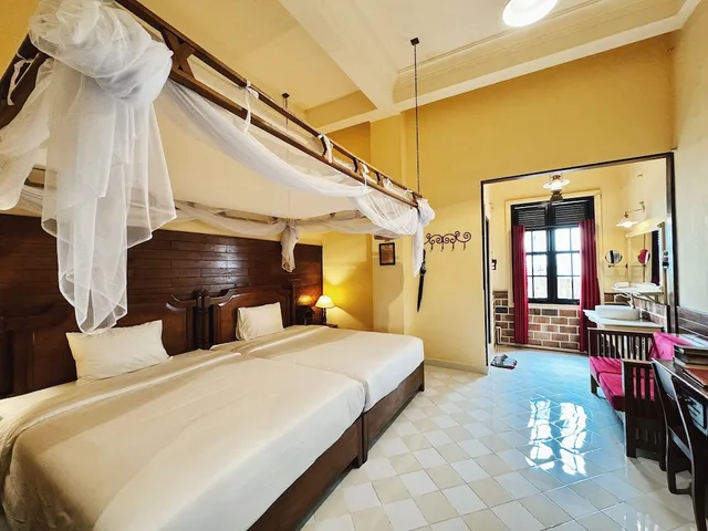 غرفة ديلوكس بسريرين مزدوجين، Saphir Dalat Hotel 6/10