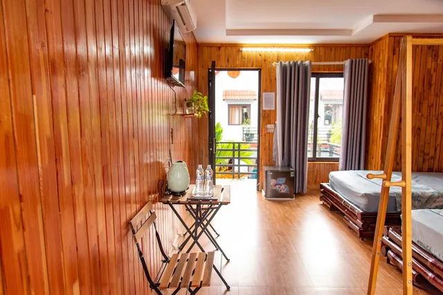 غرفة عائلية بسريرين كوين بإطلالة على الحديقة، Tam Coc Mandala Villa & Homestay 4/5