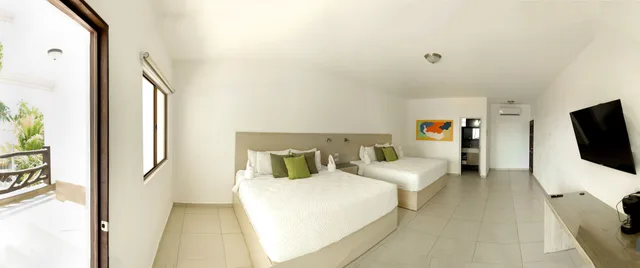 غرفة سوبيريور بسريرين كوين بشرفة، Hotel Los Farallones 4/9