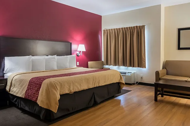 جناح بسرير كينج بحوض جاكوزي، Red Roof Inn & Suites Lake Orion/Auburn Hills 3/10