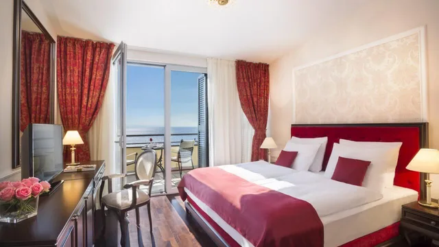 غرفة سوبيريور بإطلالة على البحر بشرفة، Hotel Kvarner 6/7