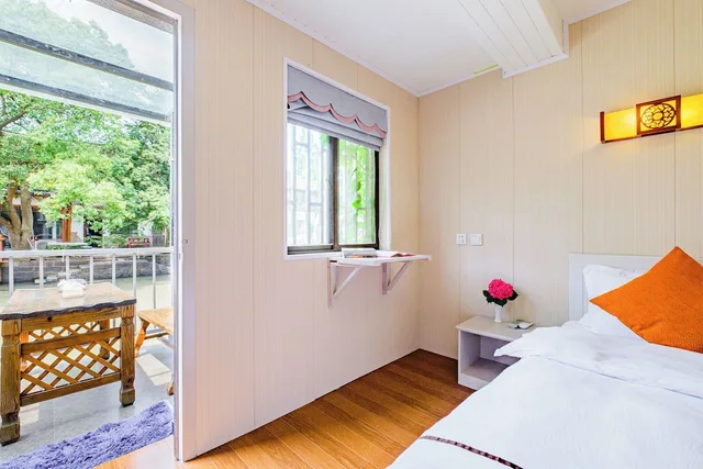 جناح عائلي بسرير كوين وسرير فردي بغرفتي نوم، Wuzhen Liangzhu Boutique Inn 3/6