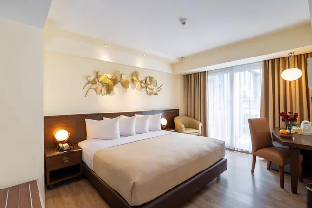 غرفة متصلة ديلوكس بسرير مزدوج وسريرين منفصلين، The Atanaya Hotel Bali 8/10
