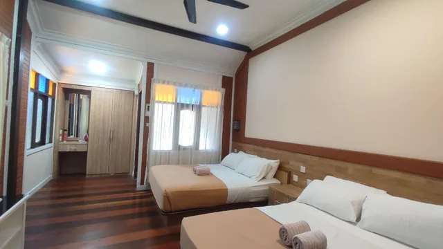 Room, 2 Double Beds, Anjung Pantai Seberang 1/2