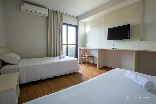 غرفة قياسية بسريرين منفصلين، Rede Andrade Vernon Hotel 3/6