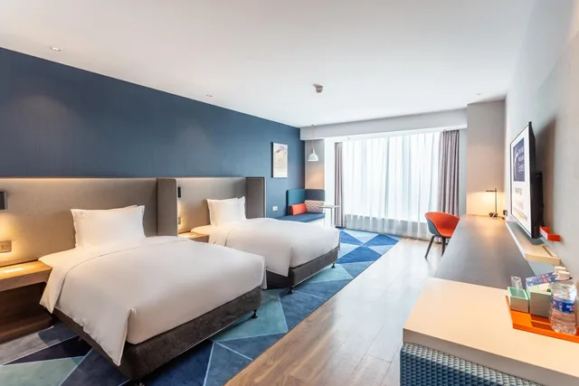 غرفة قياسية بسريرين منفصلين لذوي الإعاقة، Holiday Inn Express Xi'an Intl Trade&Logistic Park 4/5