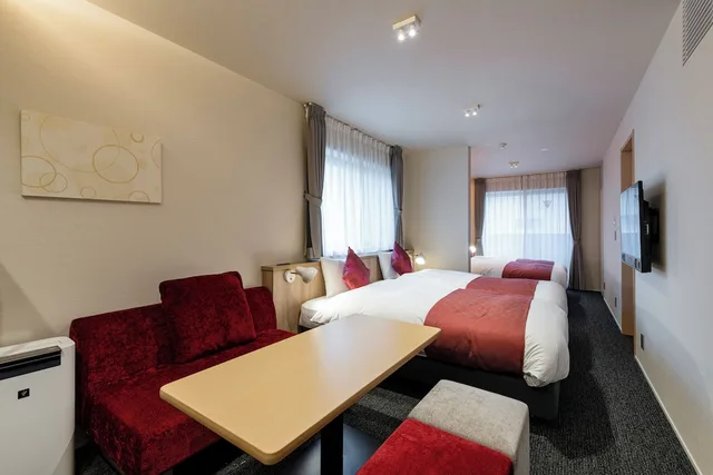 غرفة رباعية بأربعة أسرّة، HOTEL MASTAY jingumichi 7/10