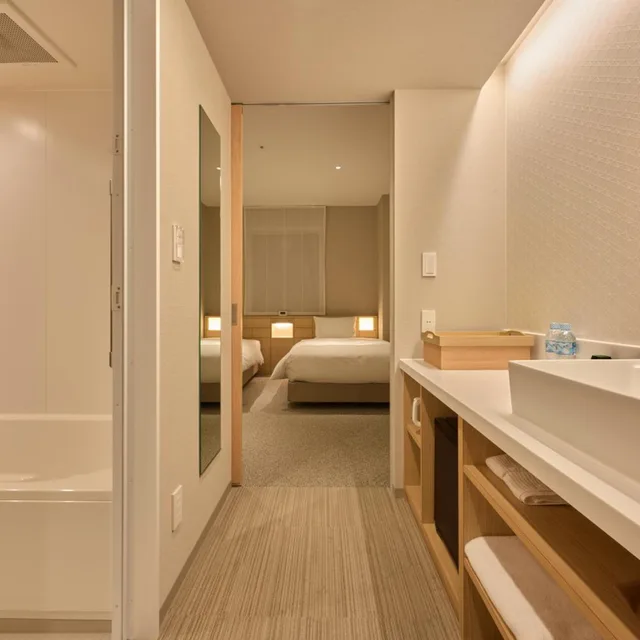 غرفة سوبيريور بسريرين منفصلين مع دخول الصالة للمدخنين، Hotel INTERGATE KANAZAWA 5/6