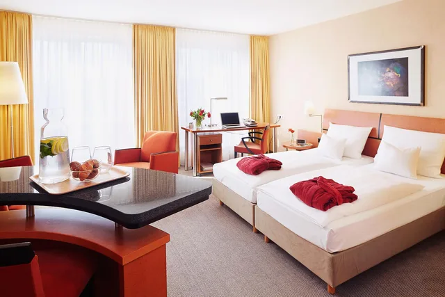 غرفة سوبيريور بسريرين منفصلين بمطبخ صغير، Best Western Premier Airporthotel Fontane Berlin 2/4