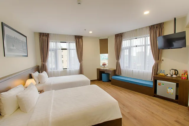 غرفة ديلوكس بسريرين منفصلين، Central Hotel & Spa 4/4