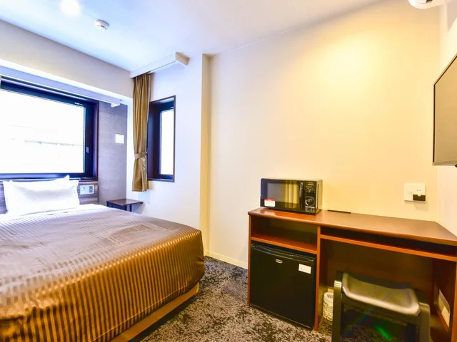 Semi Room, Standard, Single, Semi Double Bed, Corner, Smoking، Hotel Livemax Fukuoka Tenjin West 1/1