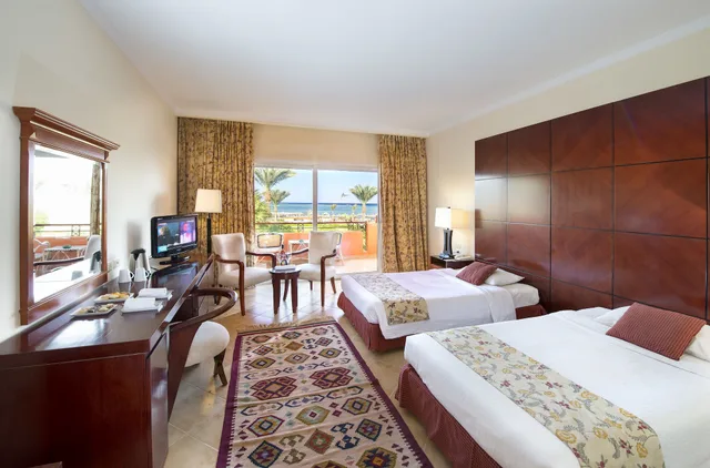 غرفة سوبيريور بسرير مزدوج بإطلالة على الحديقة، Amwaj Oyoun Resort and Spa 4/10