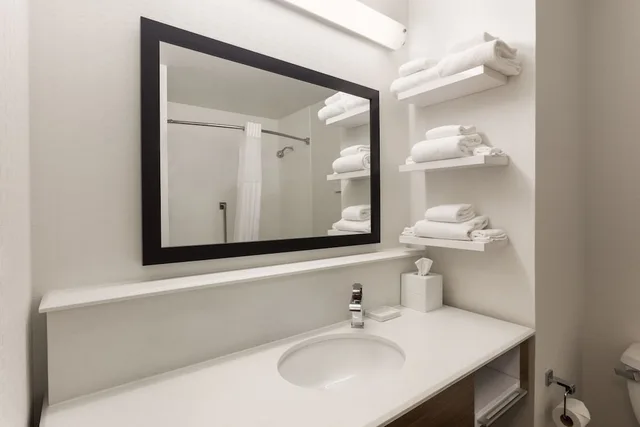 جناح بسرير كينج مع أريكة، Hampton Inn Fort Smith 3/4