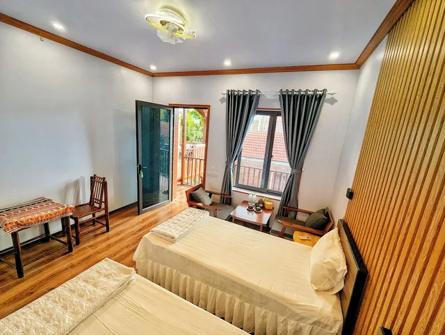 غرفة بريميوم بسرير كينج بإطلالة على الجبل، Ninh Binh Greenland Homestay 5/10