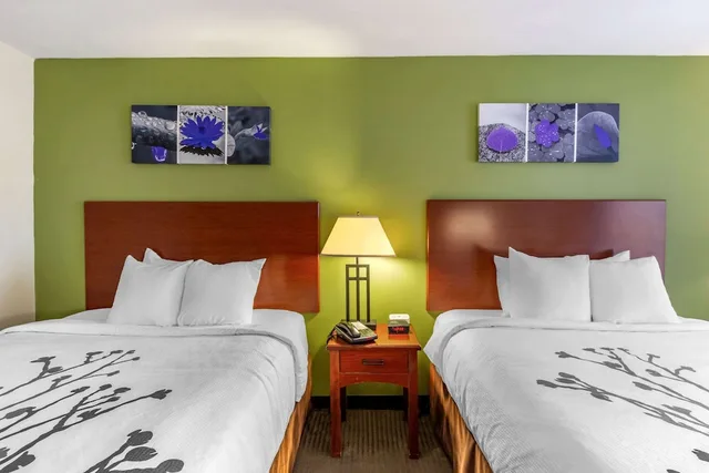 غرفة قياسية بسريرين كوين، Sleep Inn & Suites Jacksonville West 1/3