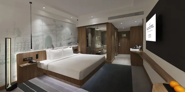 غرفة سوبيريور بسرير كينج بإطلالة على البحر، Novotel Mumbai Juhu Beach 7/10