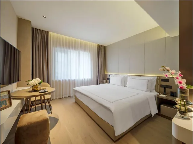 غرفة سوبيريور بسرير كينج، Donghu Collection Hotel Shanghai 2/2