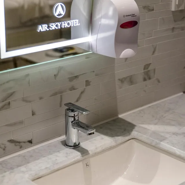 غرفة قياسية بسرير مزدوج، Air Sky Hotel Busan 9/10