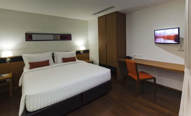 جناح بسريرين مزدوجين بغرفتي نوم بحوض استحمام، Eastin Tan Hotel Chiang Mai 2/7