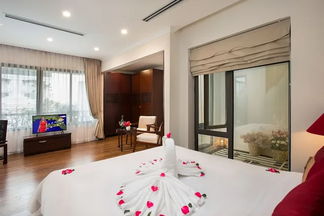 جناح سيغنتشر بسرير كوين، Au Coeur D Apos Hanoi Boutique Hotel 2/7