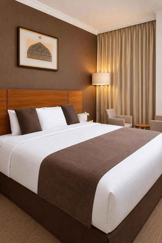 غرفة ديلوكس بسرير كينج، نور الثريا(Elaf AL-maqam Hotel Makkah Ajyad) 4/10